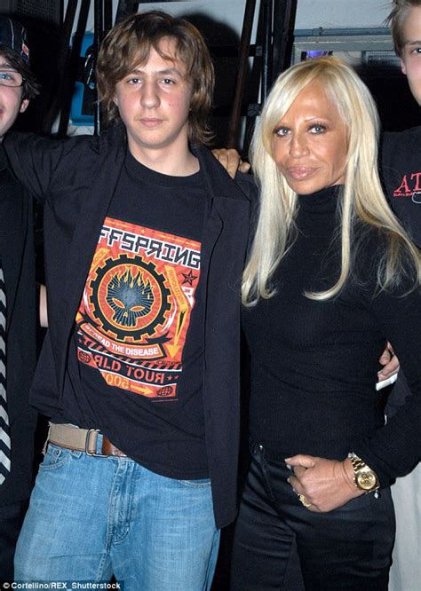 donatella versace boys|donatella versace son.